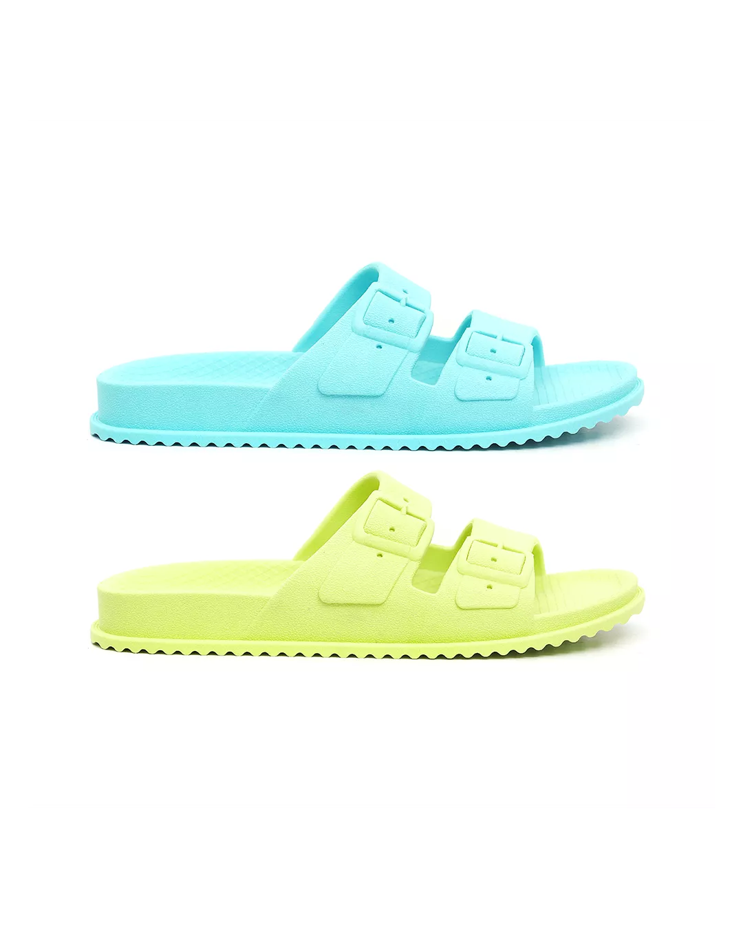 Kit 2 Pares Chinelo Birken Feminino Azul + Ve... - Malta Shoes