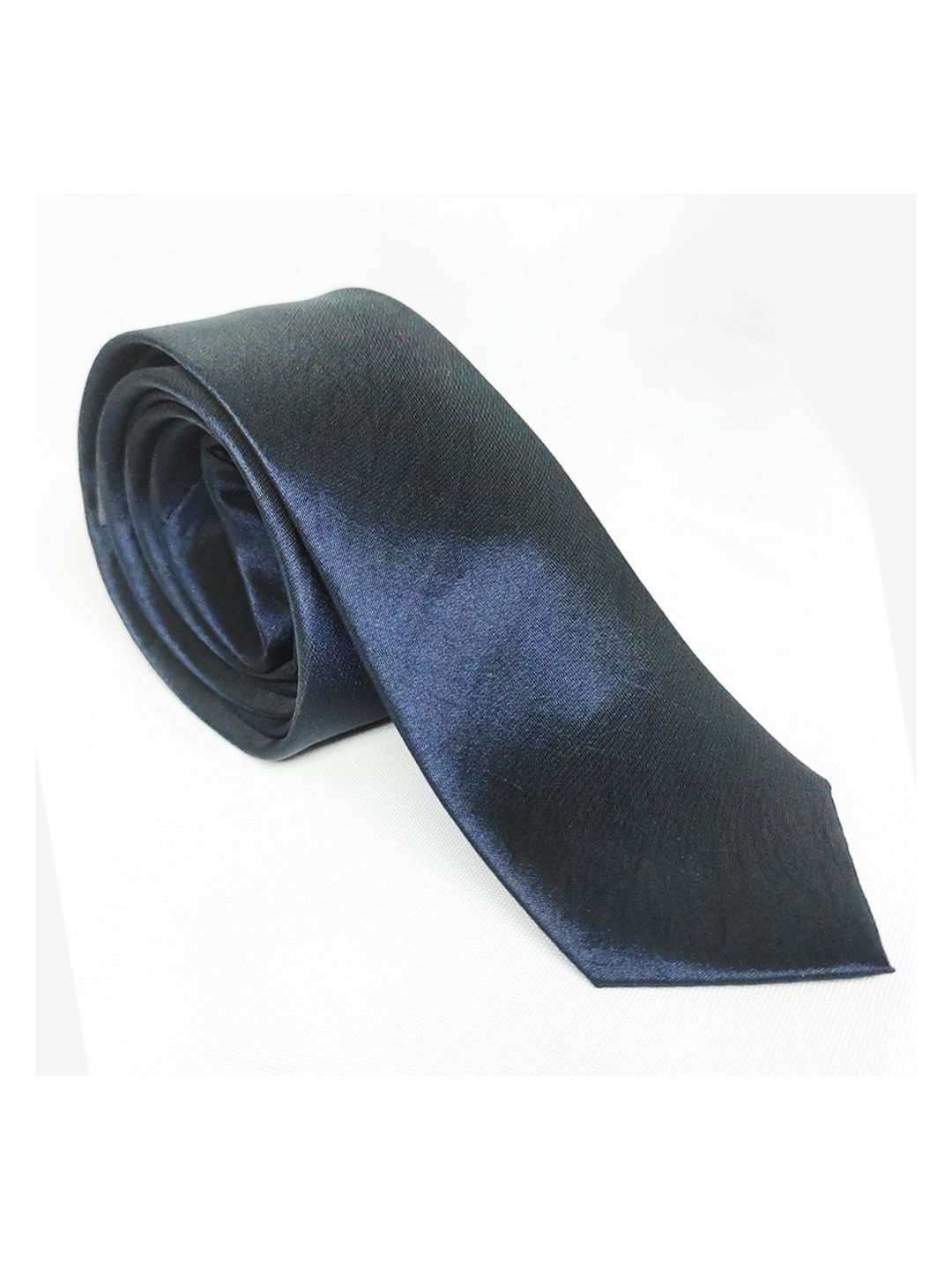 Gravata Slim Colors Azul Escuro - Roberto Alfaiate | Trajes fino sob medida