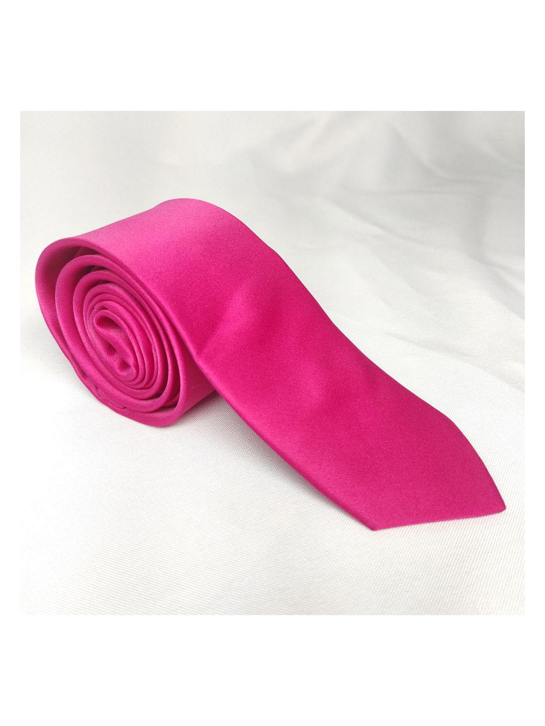 Gravata Slim Colors Rosa - Roberto Alfaiate | Trajes fino sob medida
