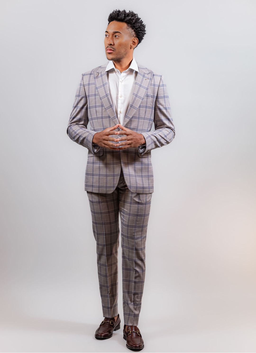 Costume Príncipe de Gales Cinz... - Stefano Store