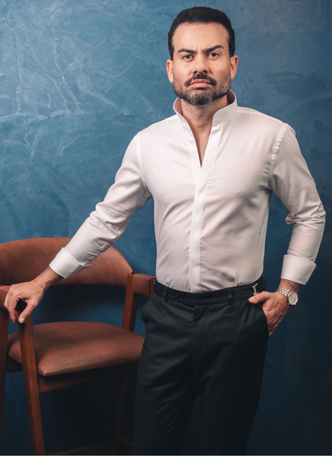 Camisa Stefano Gola Mao Peleti... - Stefano Store