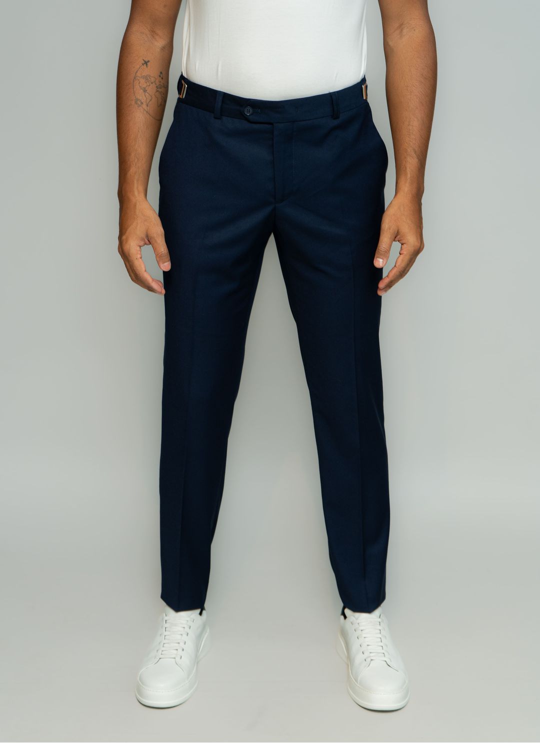 Calça de Regulagem Itália Azul... - Stefano Store