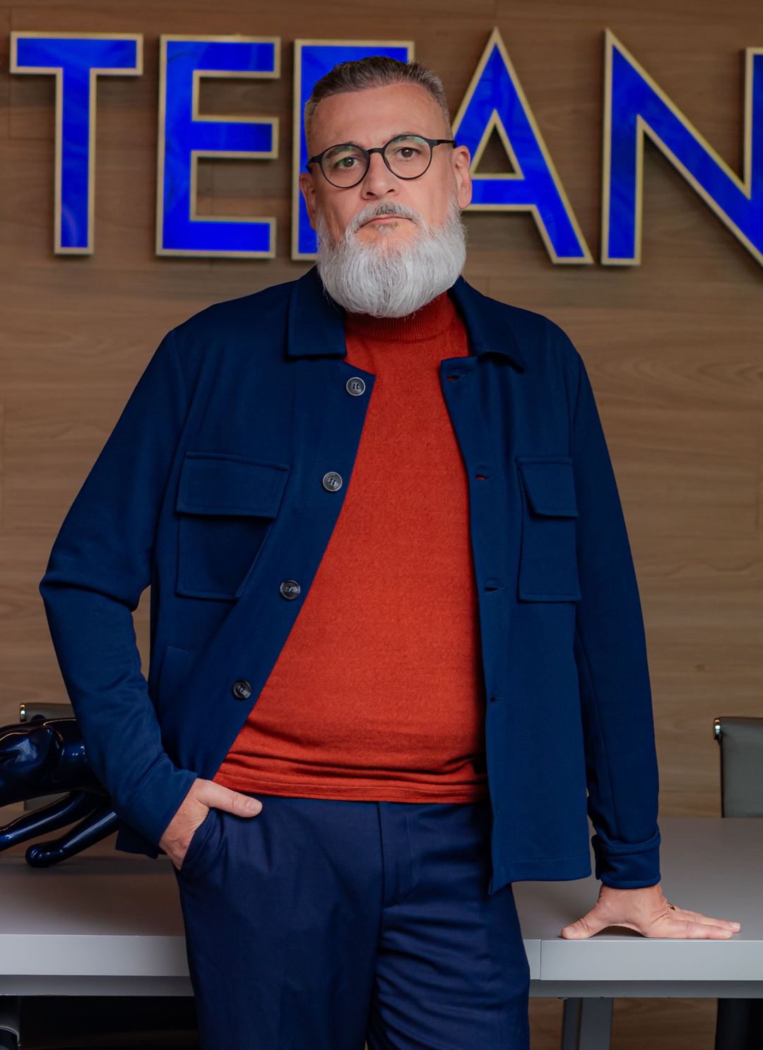 Jaqueta Capri Stefano Azul Mar... - Stefano Store