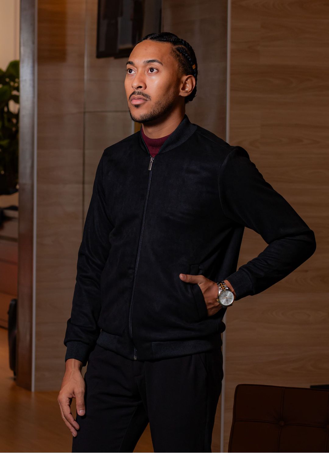 Jaqueta Suede Stefano Milano P... - Stefano Store