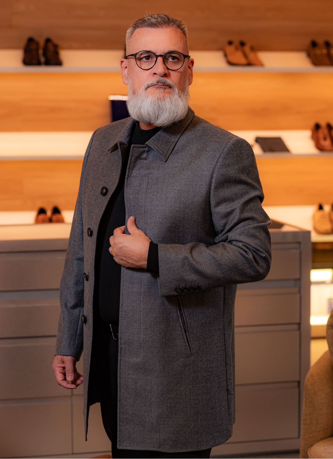 Sobretudo em Lã Stefano Urban ... - Stefano Store