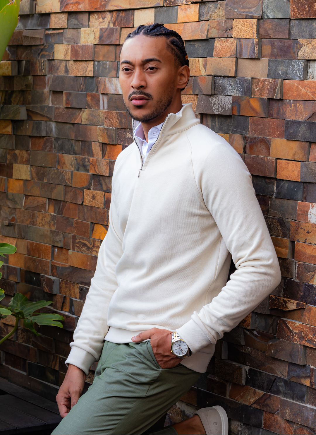 Suéter Gola Alta Zíper Versato... - Stefano Store