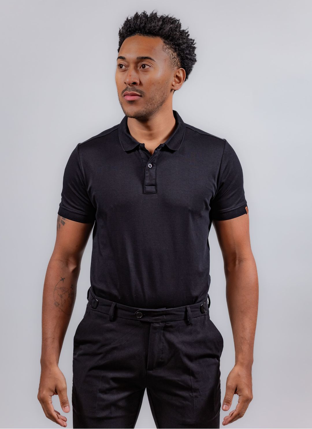 Polo Pima Duplo Stefano Preta - Stefano Store