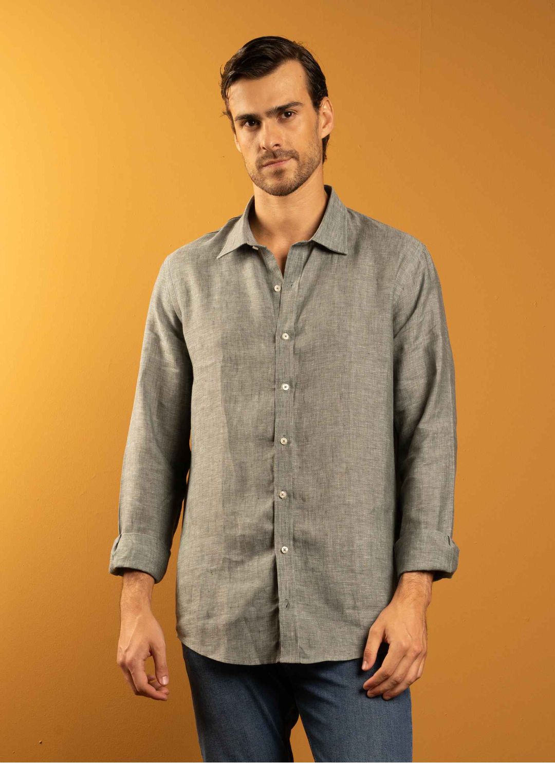 Camisa Stefano Linho Irlandês ... - Stefano Store