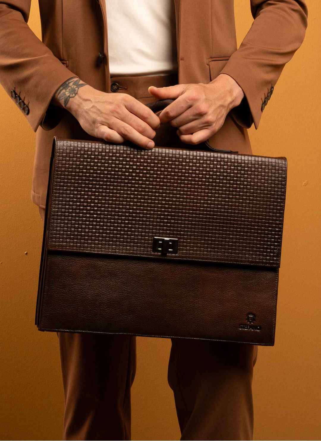 Pasta Executivo Stefano Marrom - Stefano Store