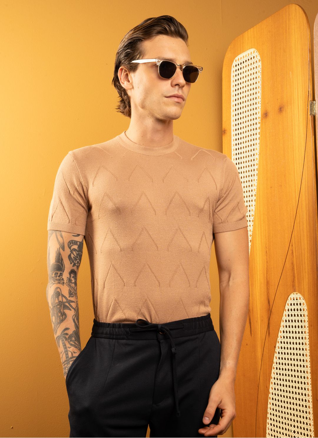 Tricot Shirt Gola Média Stefan... - Stefano Store