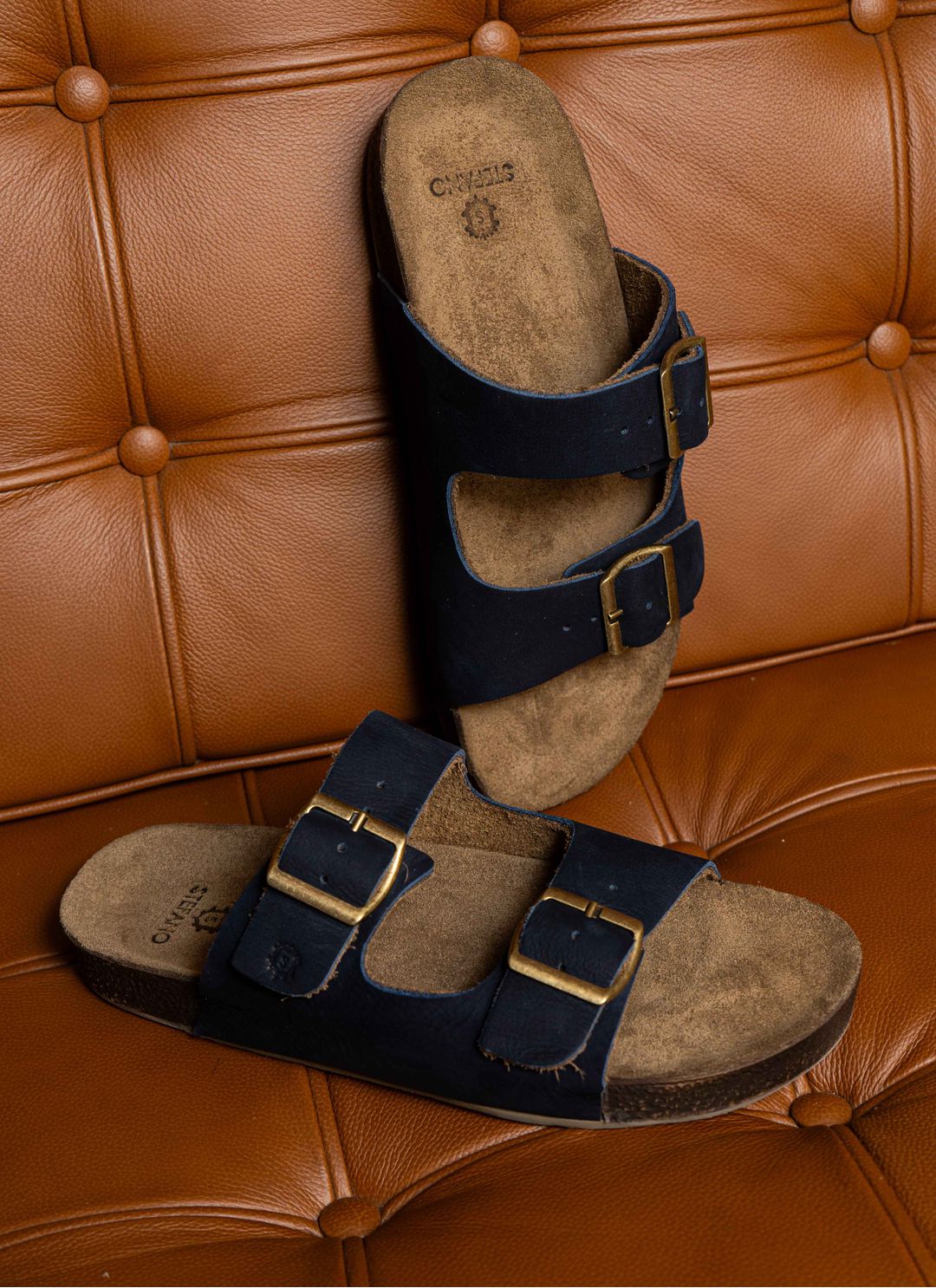 Sandália Birken Stefano Marinh... - Stefano Store