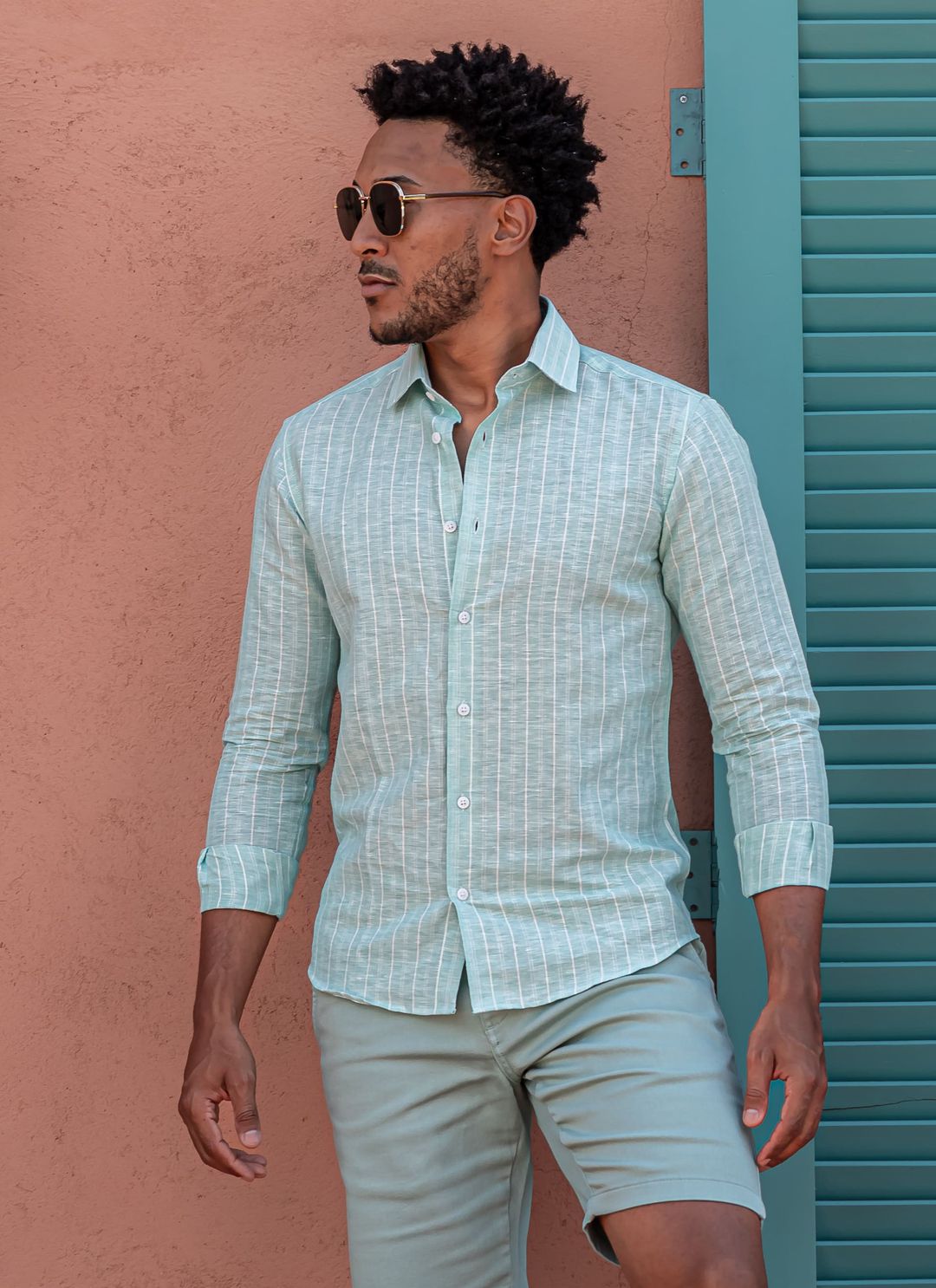 Camisa Stefano Cambraia Listra... - Stefano Store