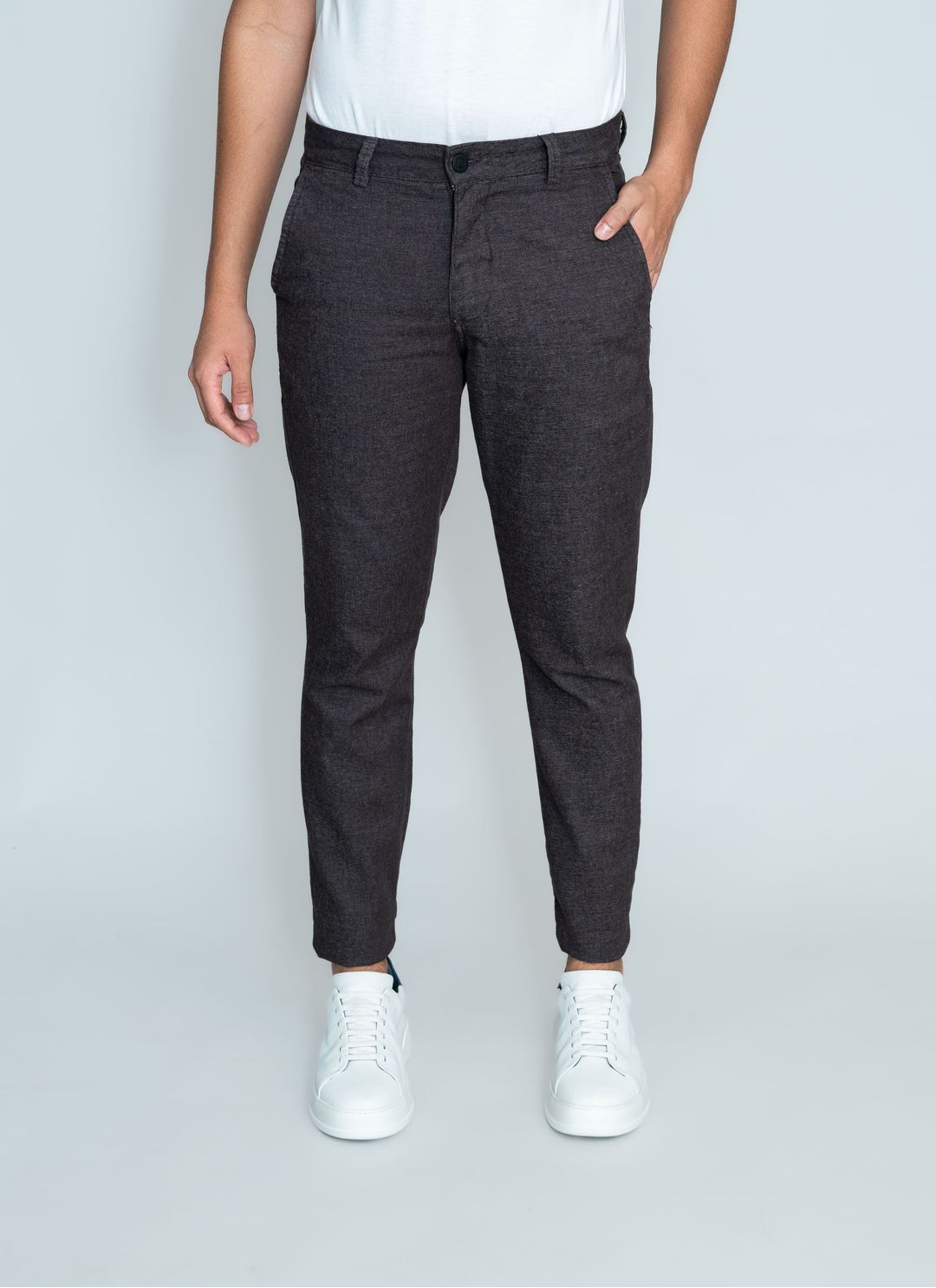 Calça Sarja Stefano Marrom Exp... - Stefano Store