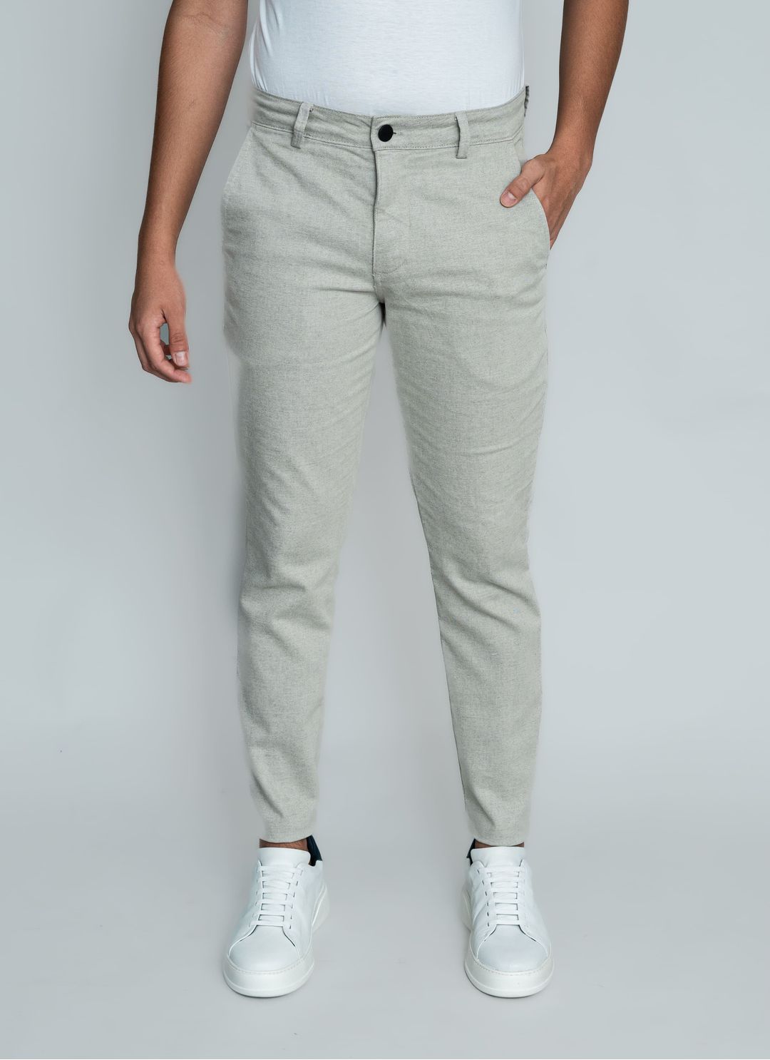 Calça Sarja Stefano Areia - Stefano Store