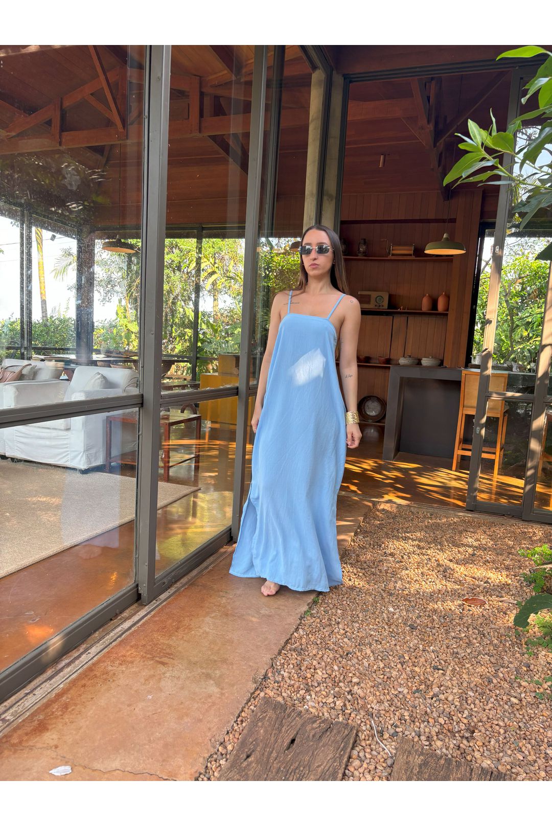 VESTIDO IBIZA AZUL CANDY - Milla