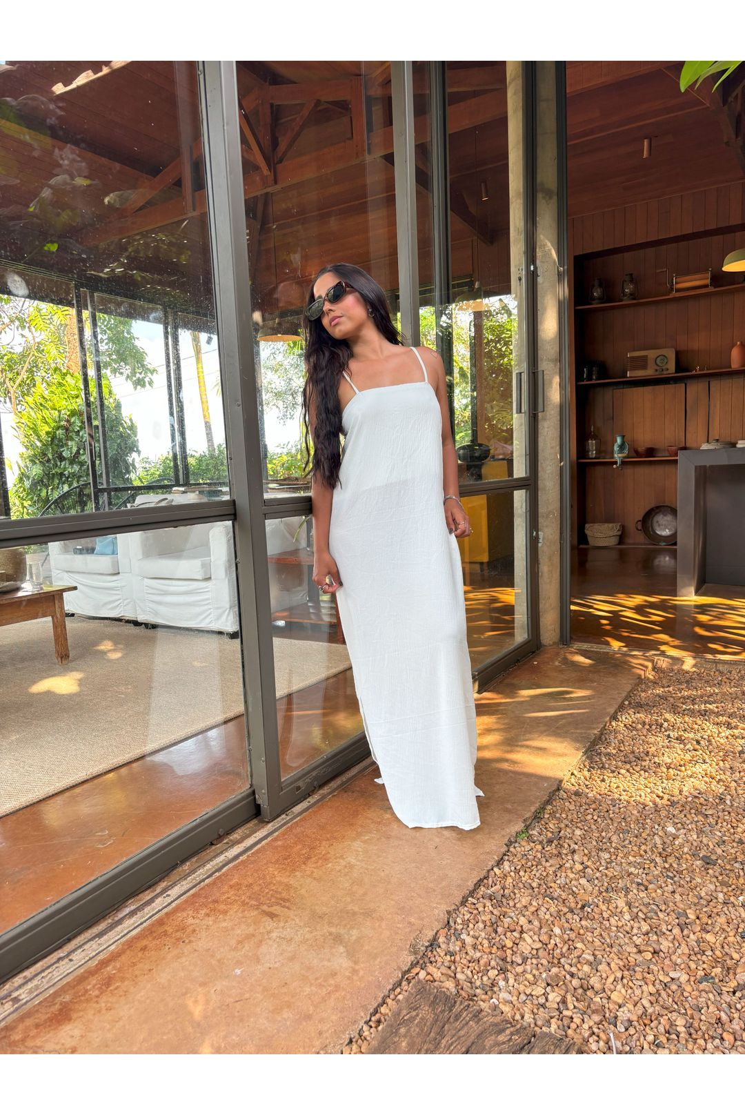 VESTIDO IBIZA BAUNILHA - Milla