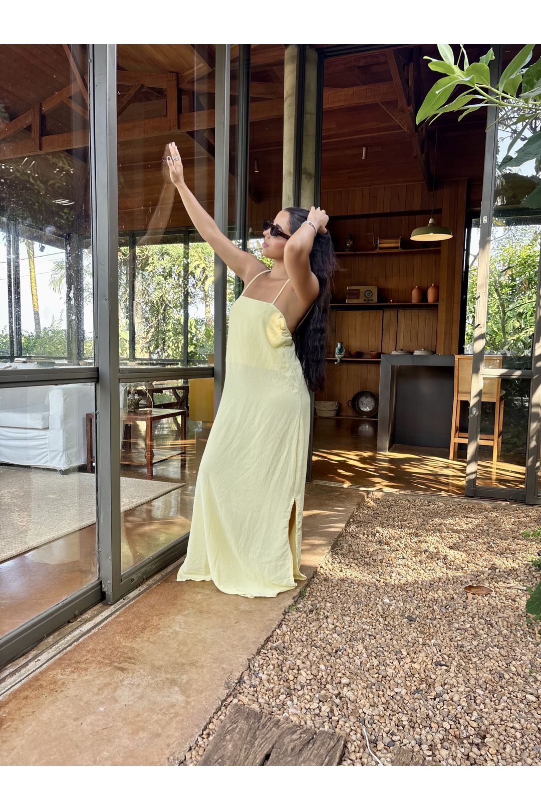 VESTIDO IBIZA AMARELO CANDY - Milla