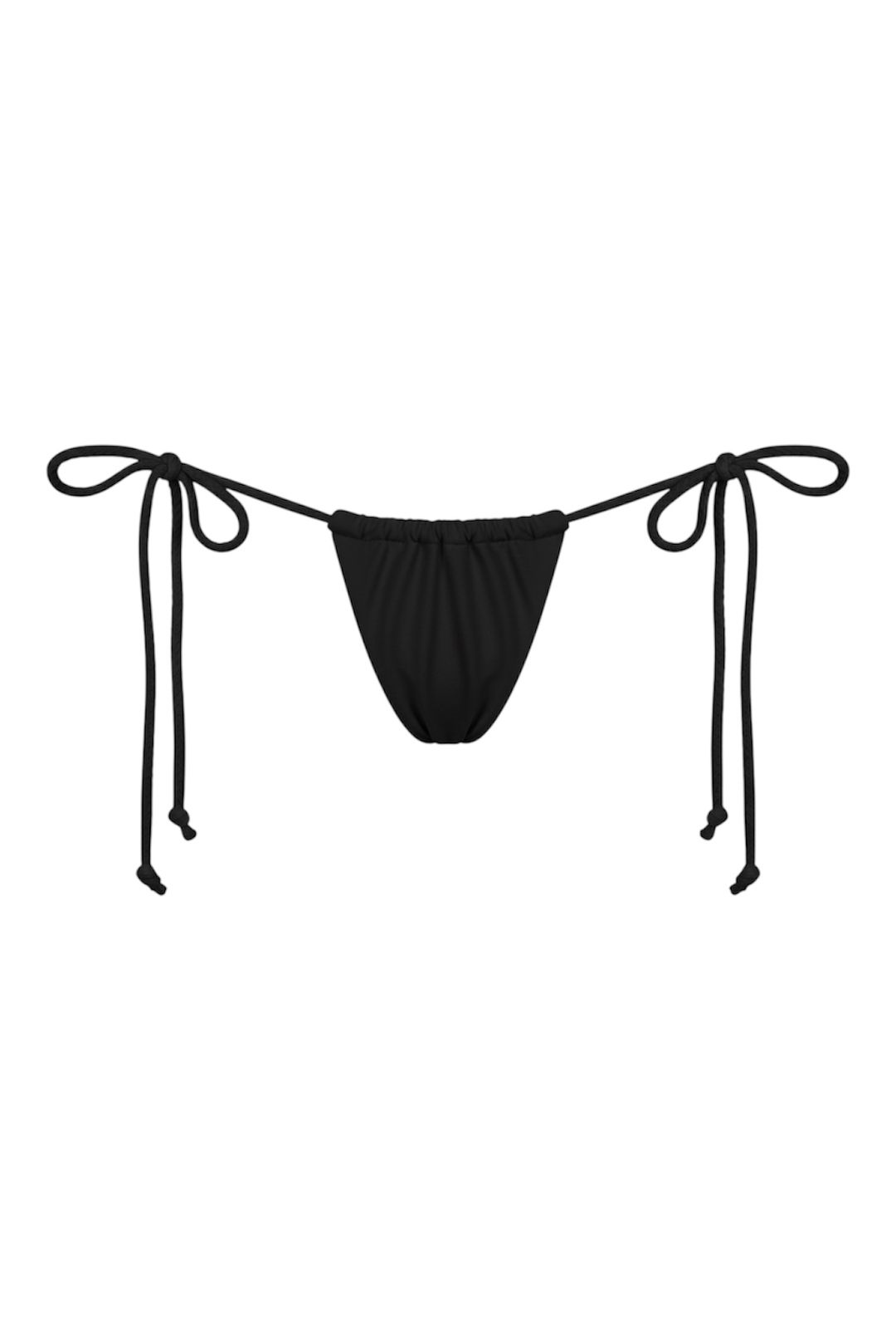 CALCINHA CORTININHA AVULSA AMARRAÇÃO LORE PRETA - Milla