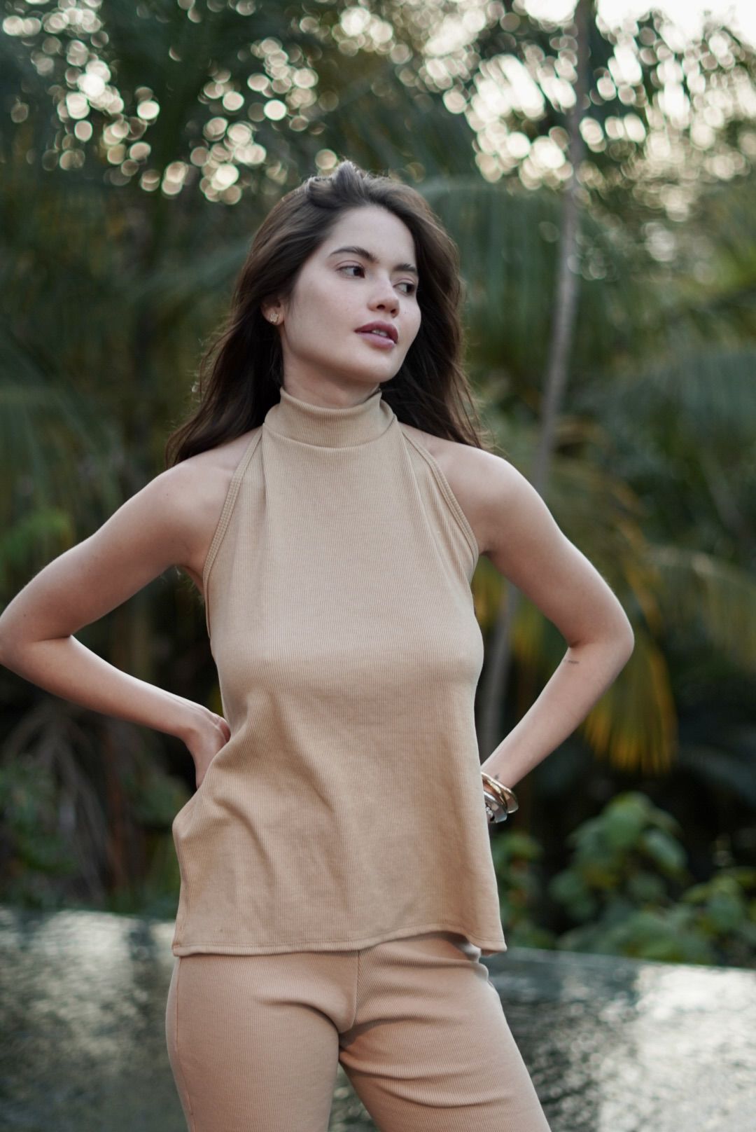 Blusa costa nua kyra nude