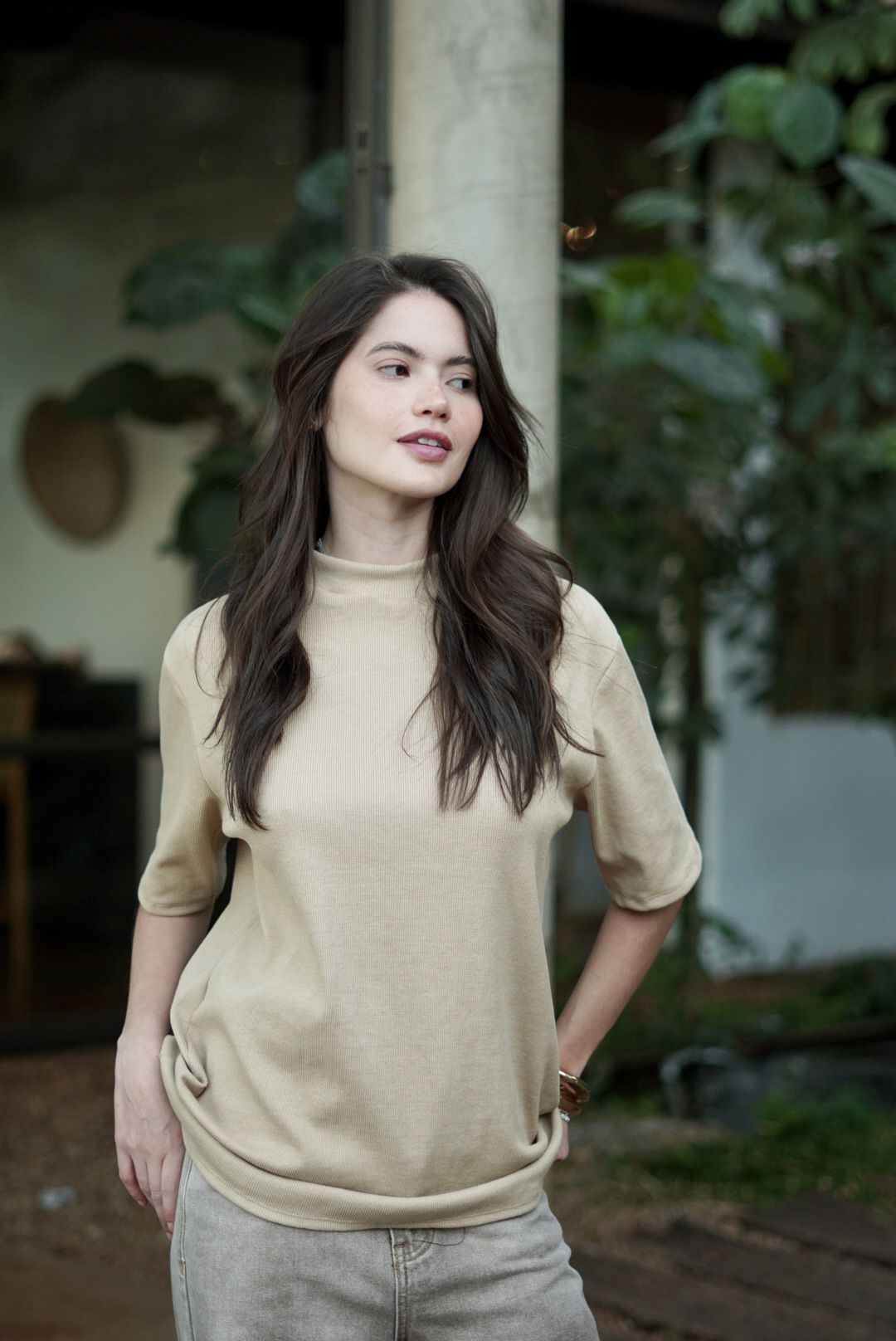 T-SHIRT CHARLOTTE NUDE - Milla