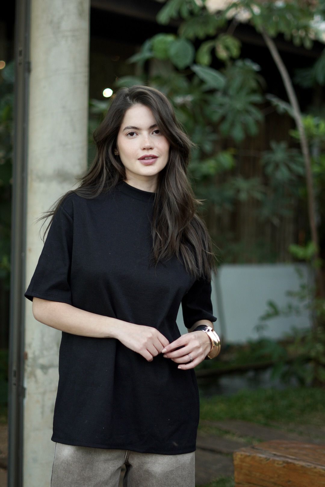 T-SHIRT CHARLOTTE PRETA - Milla