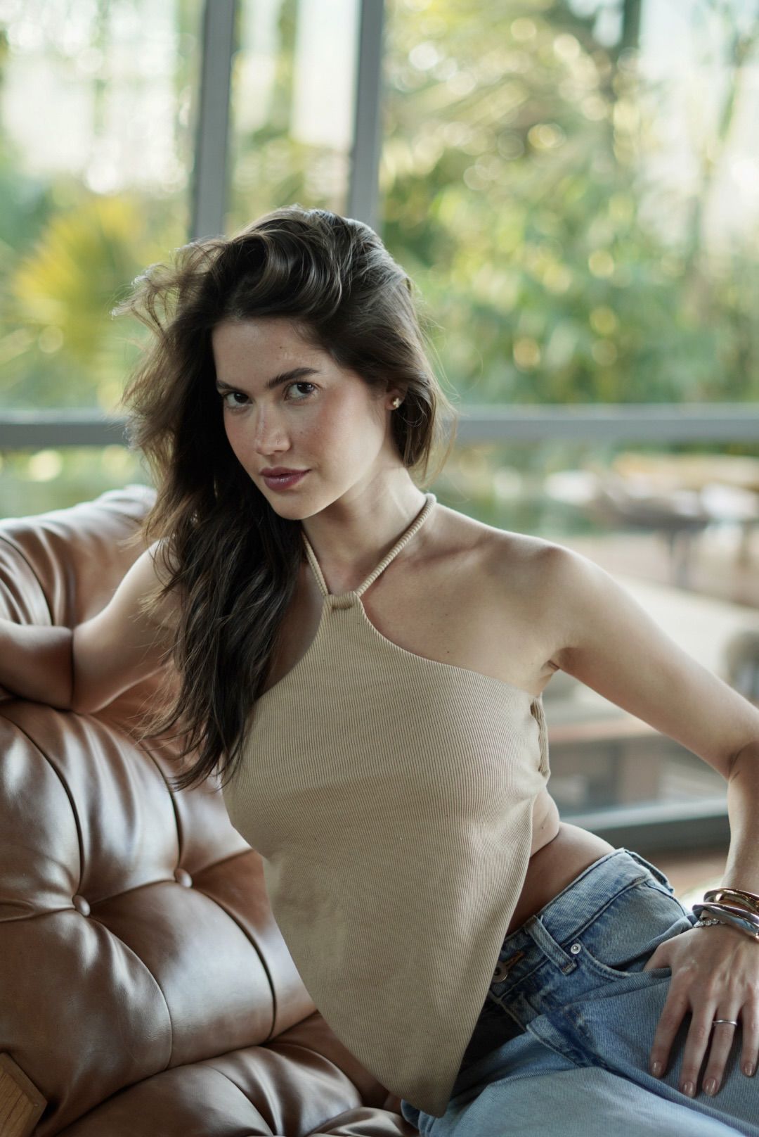 BLUSA MAYA FRENTE ÚNICA NUDE - Milla