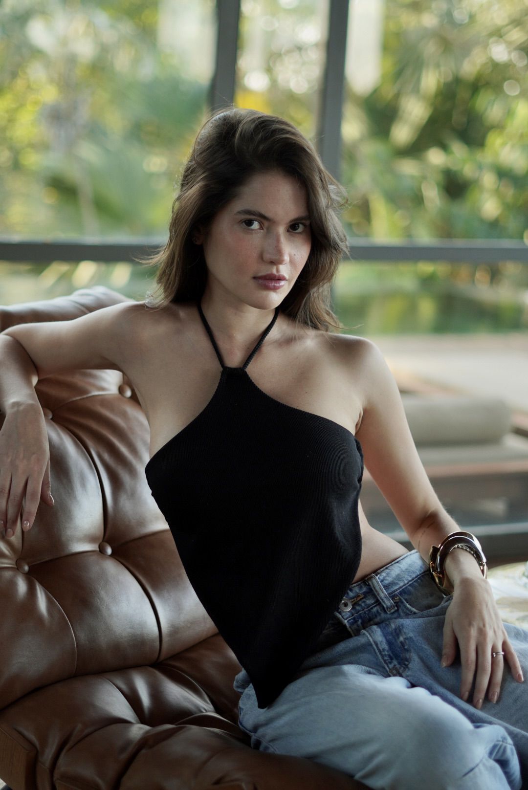 BLUSA MAYA FRENTE ÚNICA PRETA - Milla