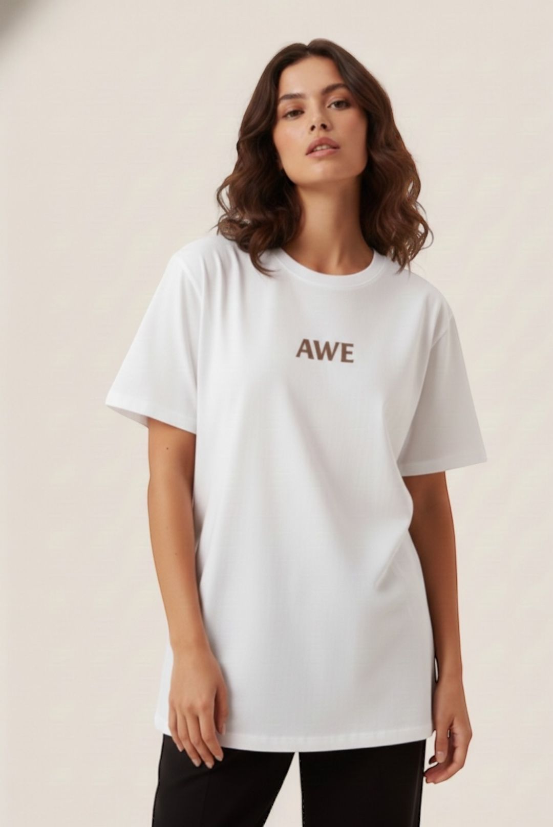 T-SHIRT AWE BRANCA - Milla