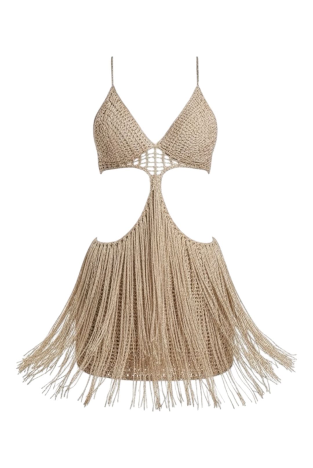 VESTIDO AGNES CHAMPANHE - Milla