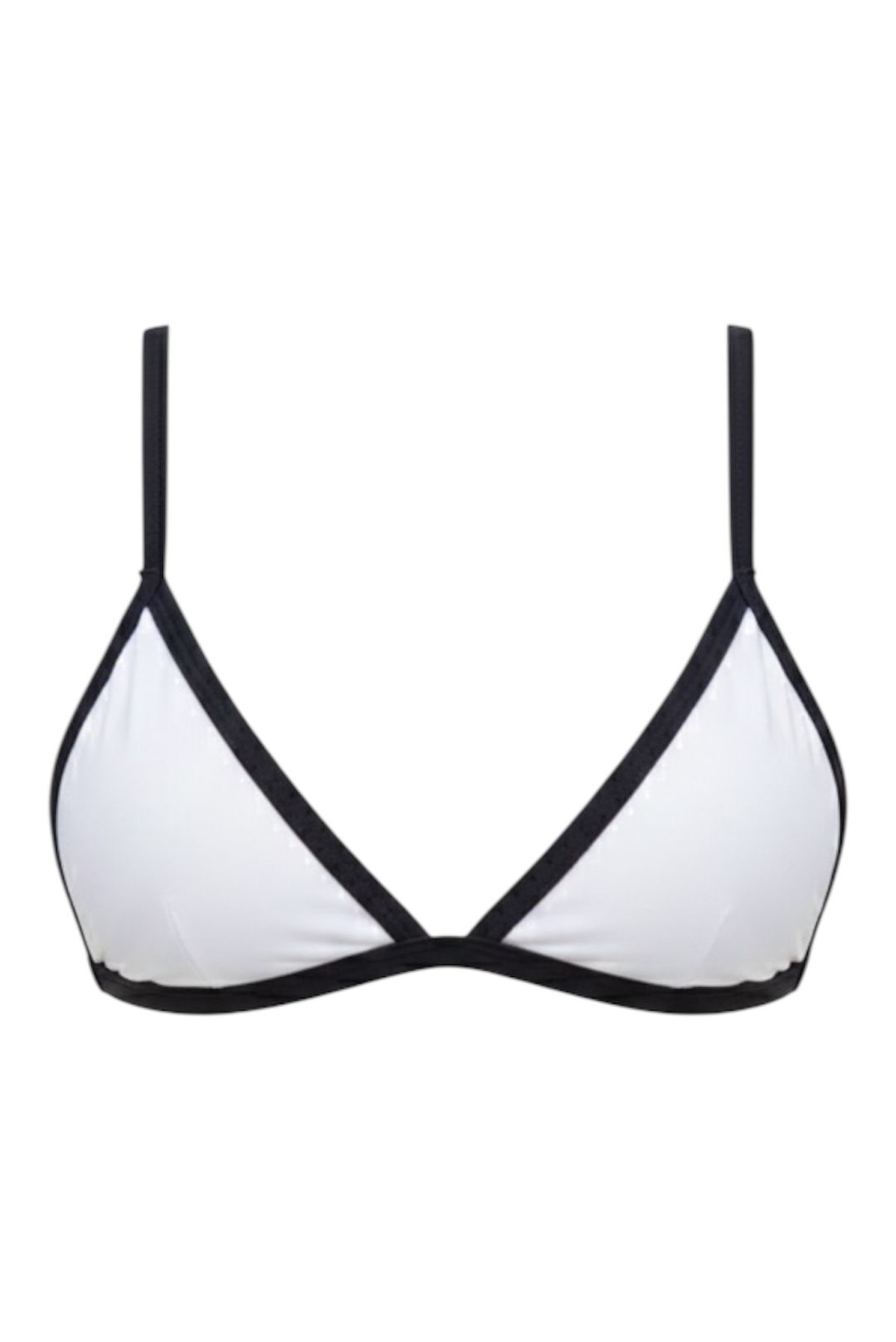 TOP AVULSO CORTININHA SHANTAL VANILLA/PRETO - Milla