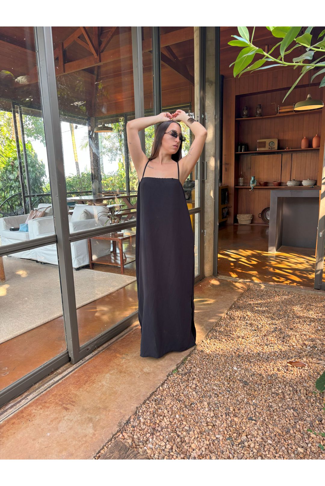 VESTIDO IBIZA PRETO - Milla