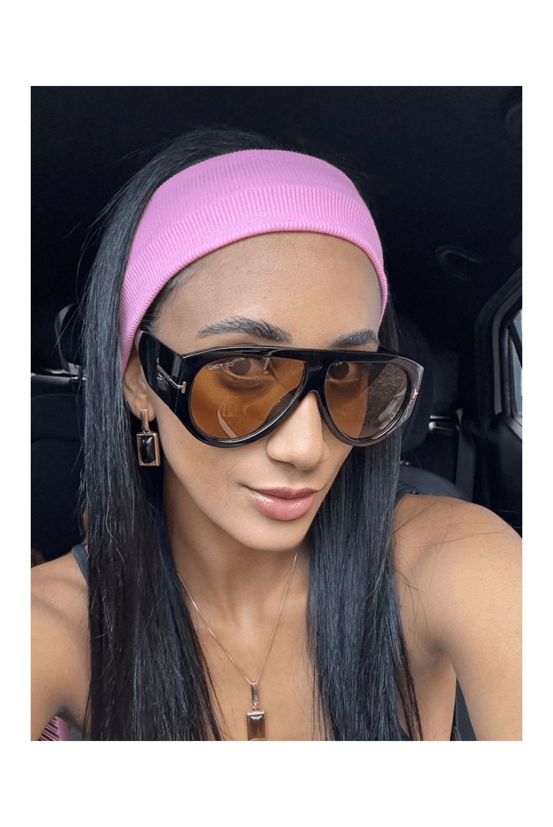 Faixa de cabelo Rosa Bebê - Milla
