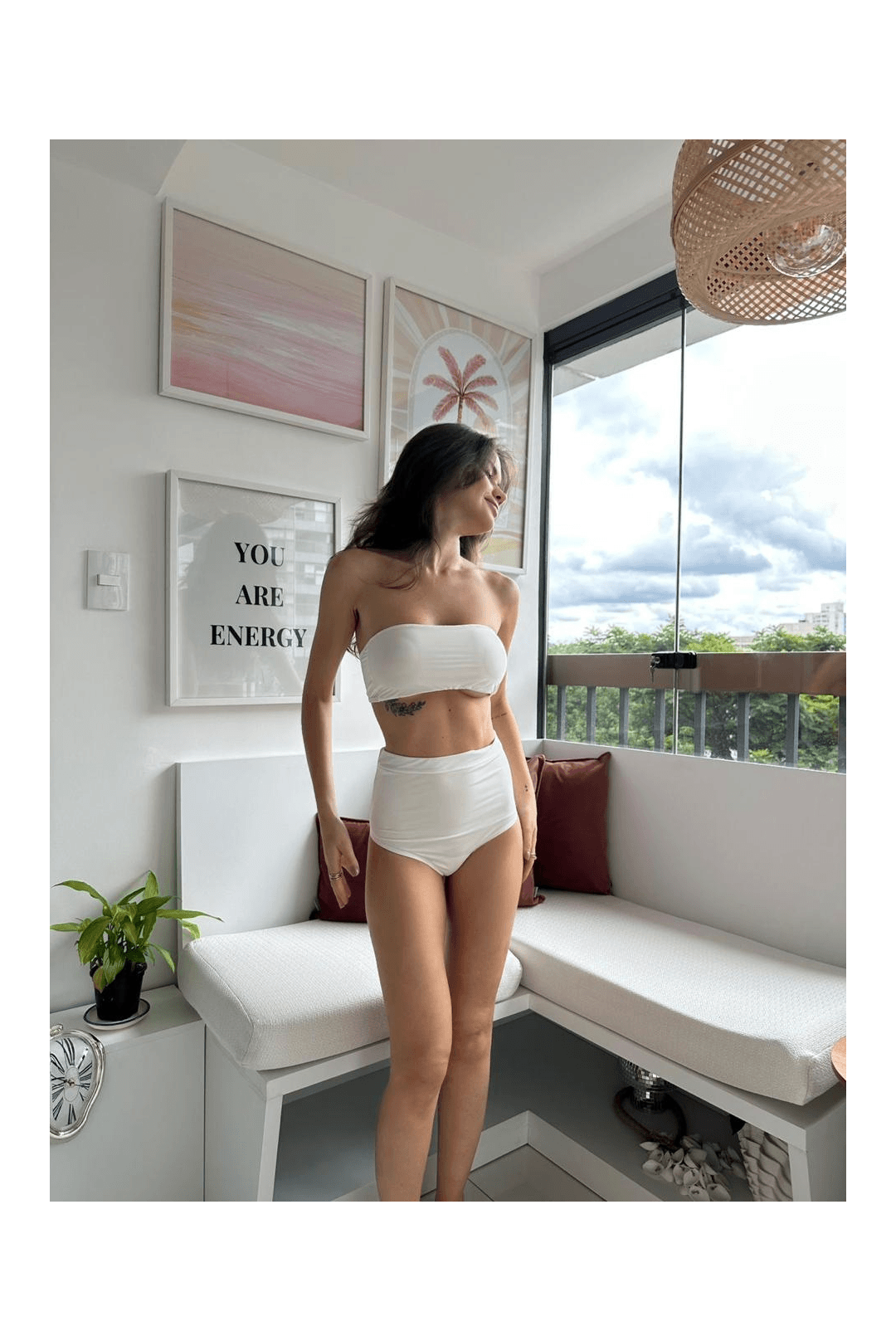 CONJUNTO BIQUINI LUÍZA OFF WHITE - Milla