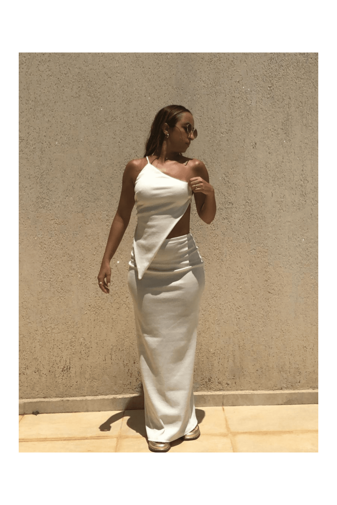 Saia Adrielly Off White - Milla