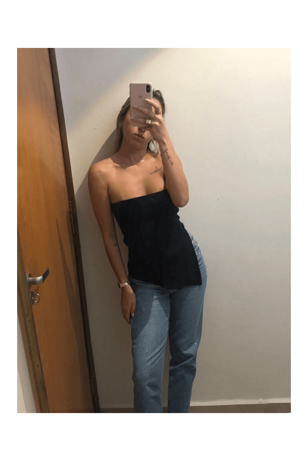 Blusa assimétrica Yala Preta - Milla