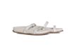 Tamanco Papete Feminina Flatform Birken - Soft Off White / Cristal