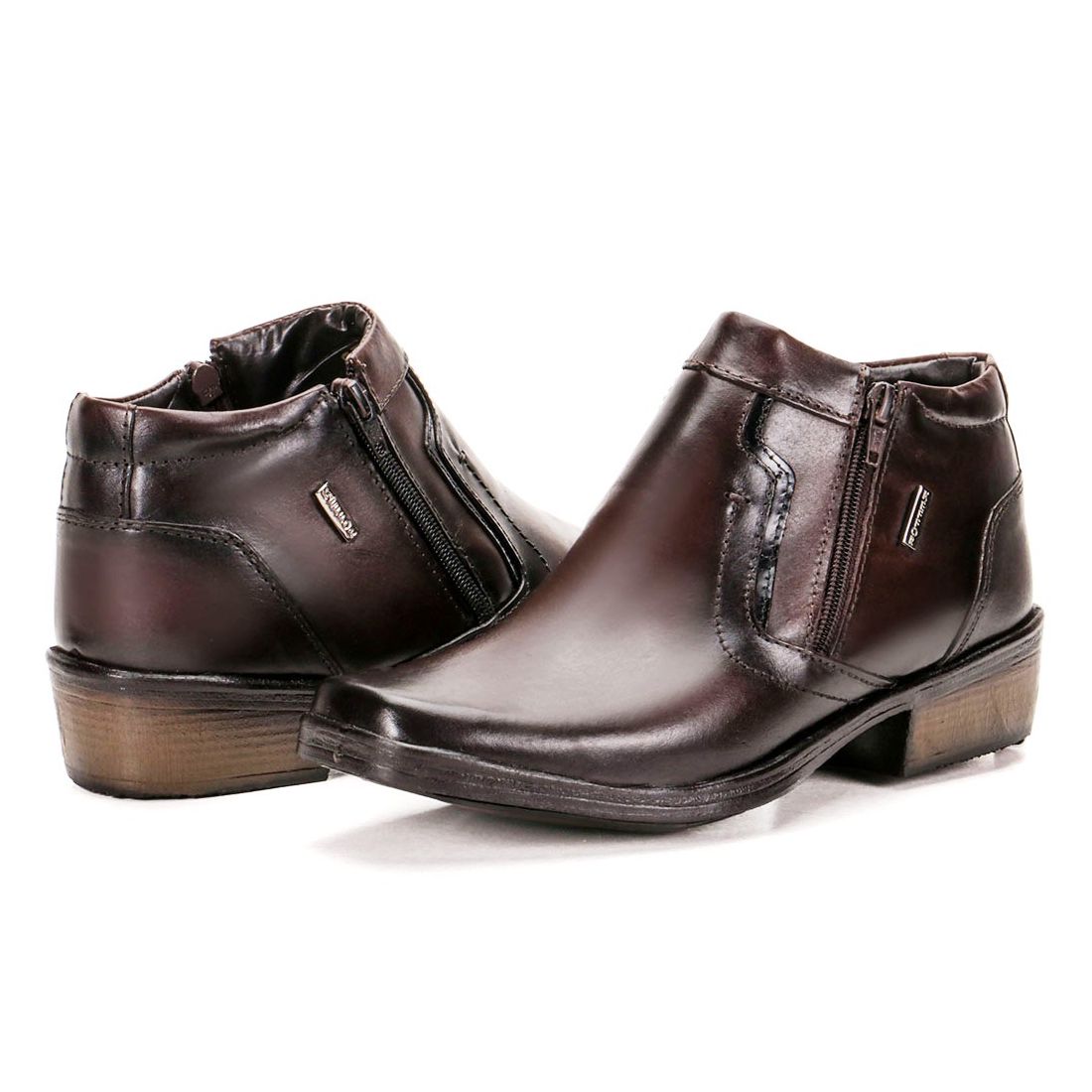 Bota social marrom top