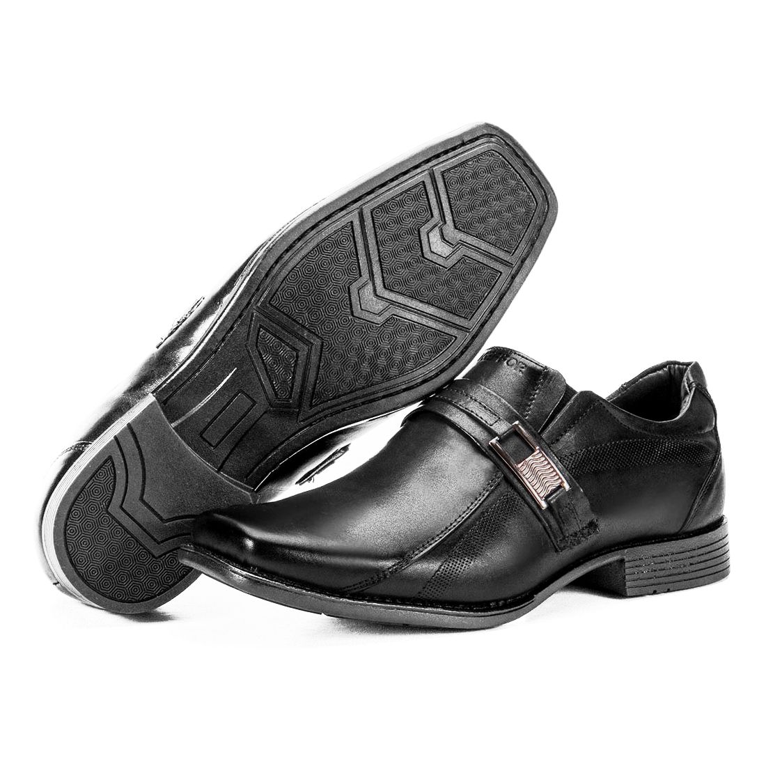 Sapato Social Masculino Couro Legítimo Preto Metropole New