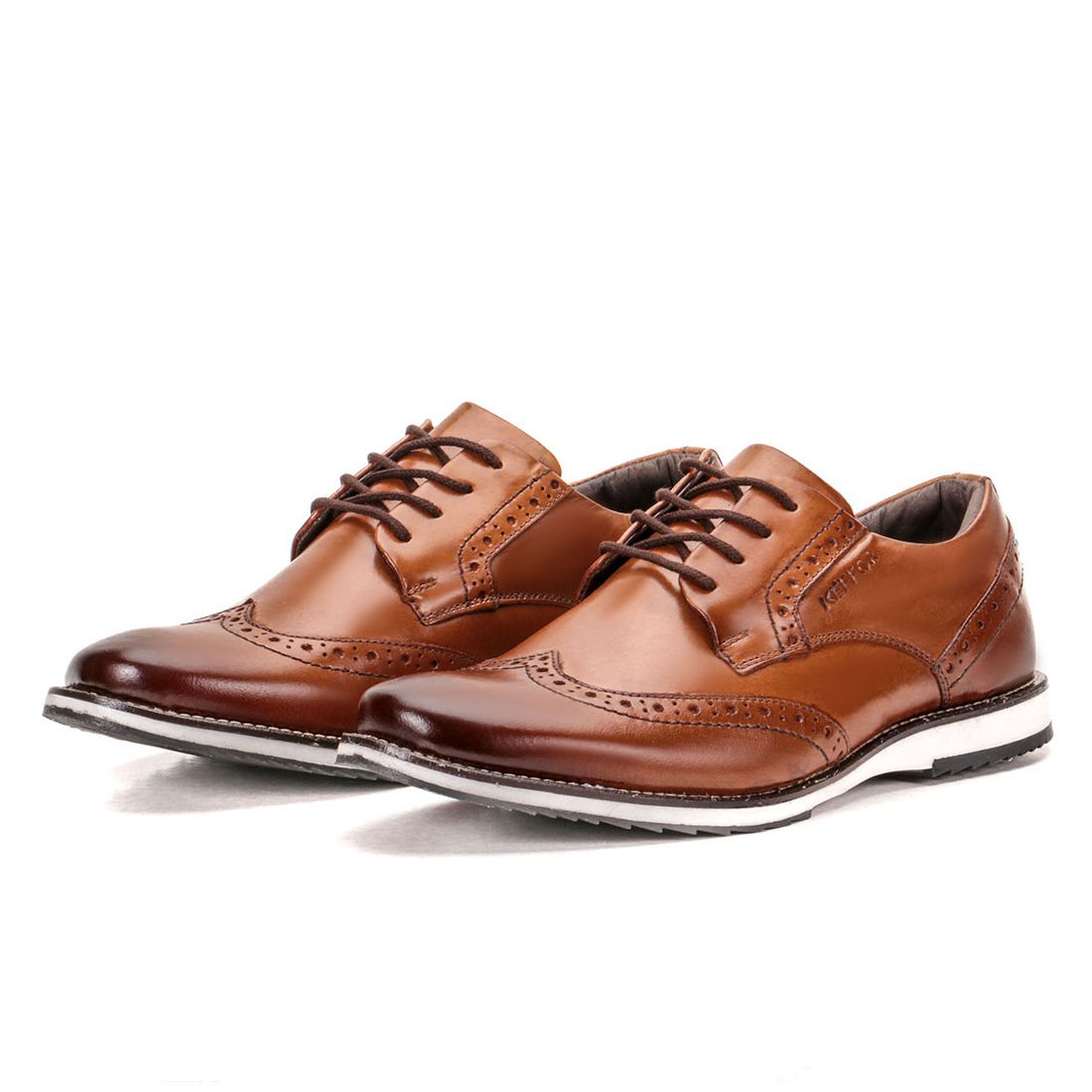 Oxford de couro top
