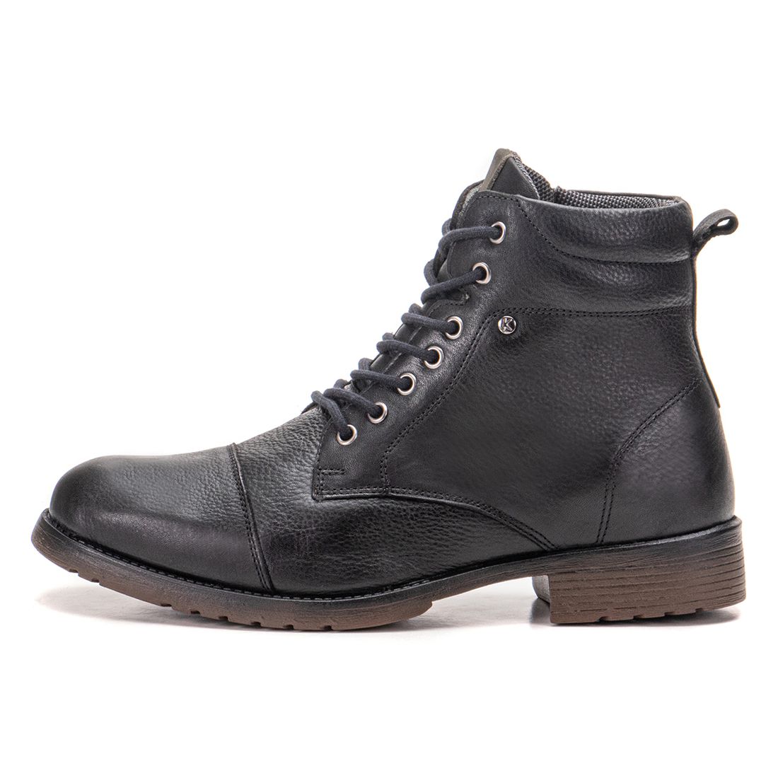 Coturno masculino em hotsell couro