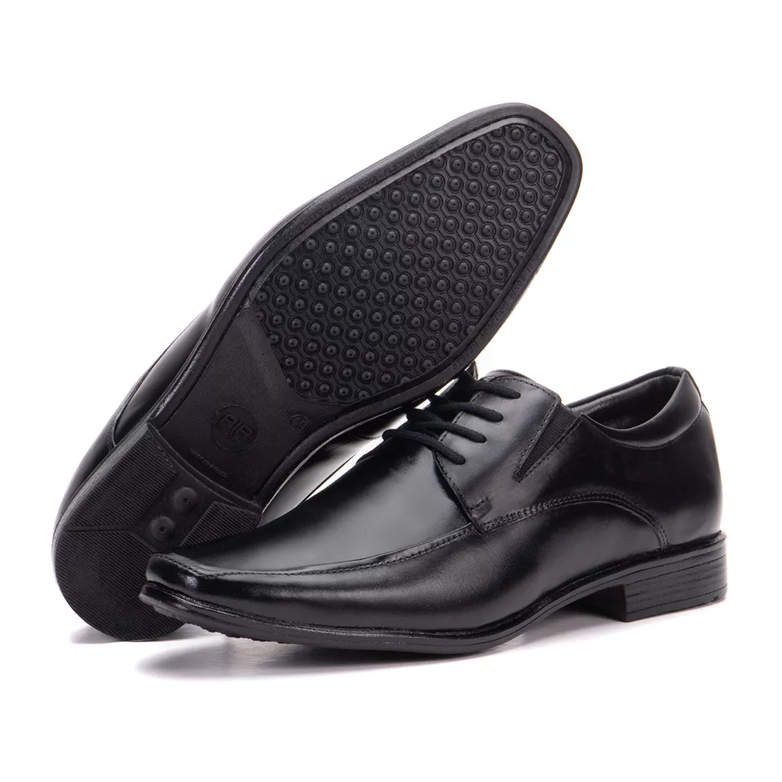 Sapato Social De Couro Masculino Bino Fino Preto Berlim