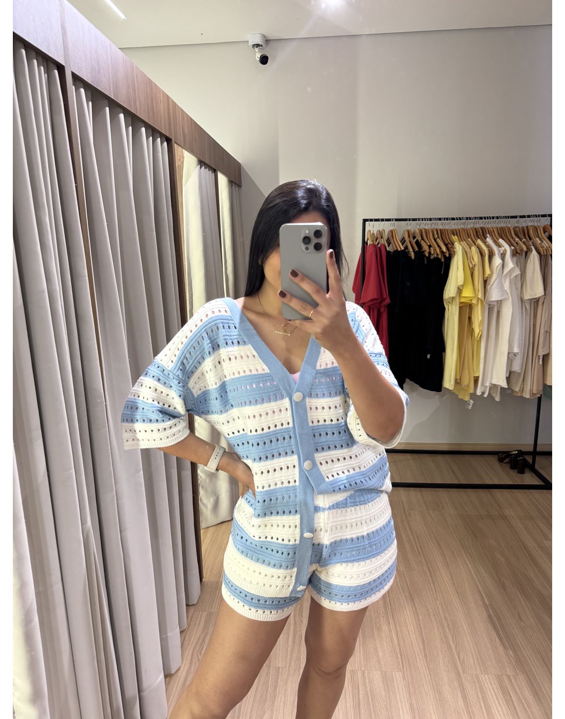 CONJUNTO MODAL LISTRAS AZUL BEBE