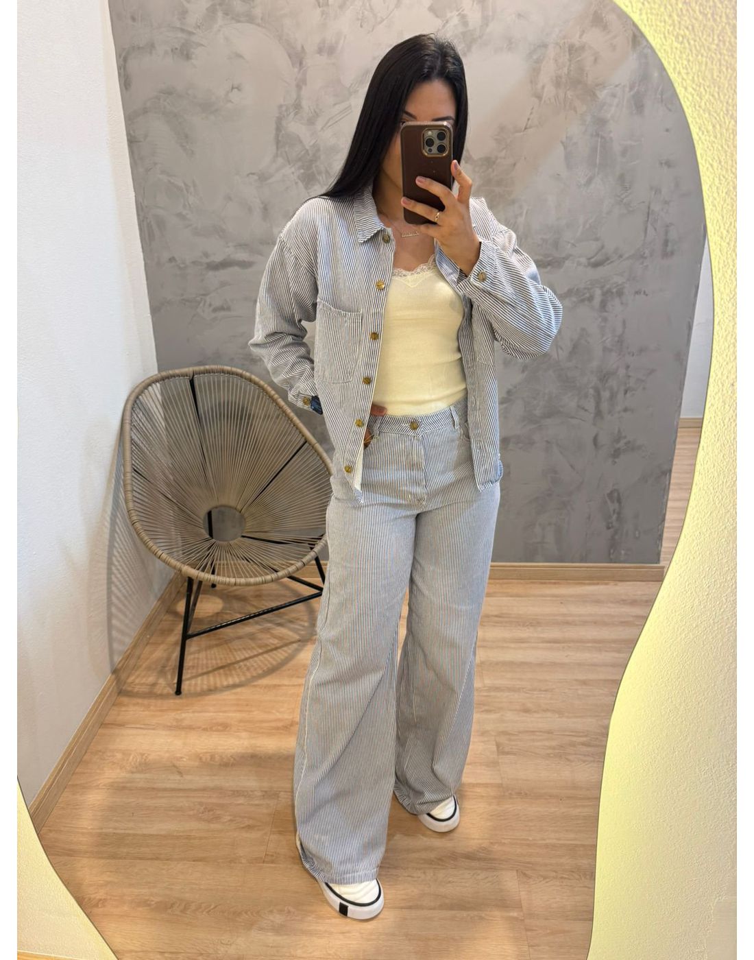 CALÇA WIDE LEG NÁUTICA 