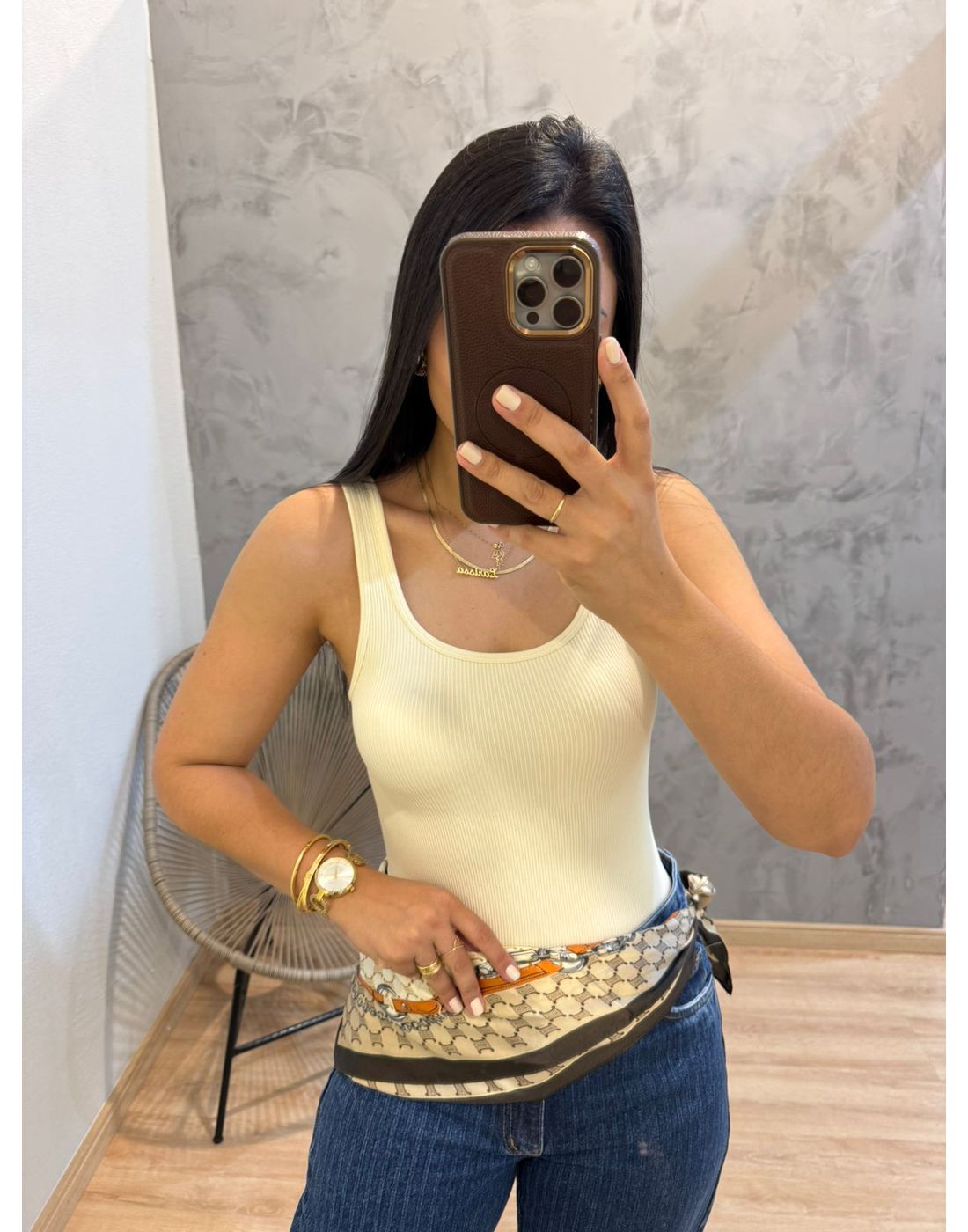 BODY MICROFIBRA MALHA CANELADA PREMIUM OFF 