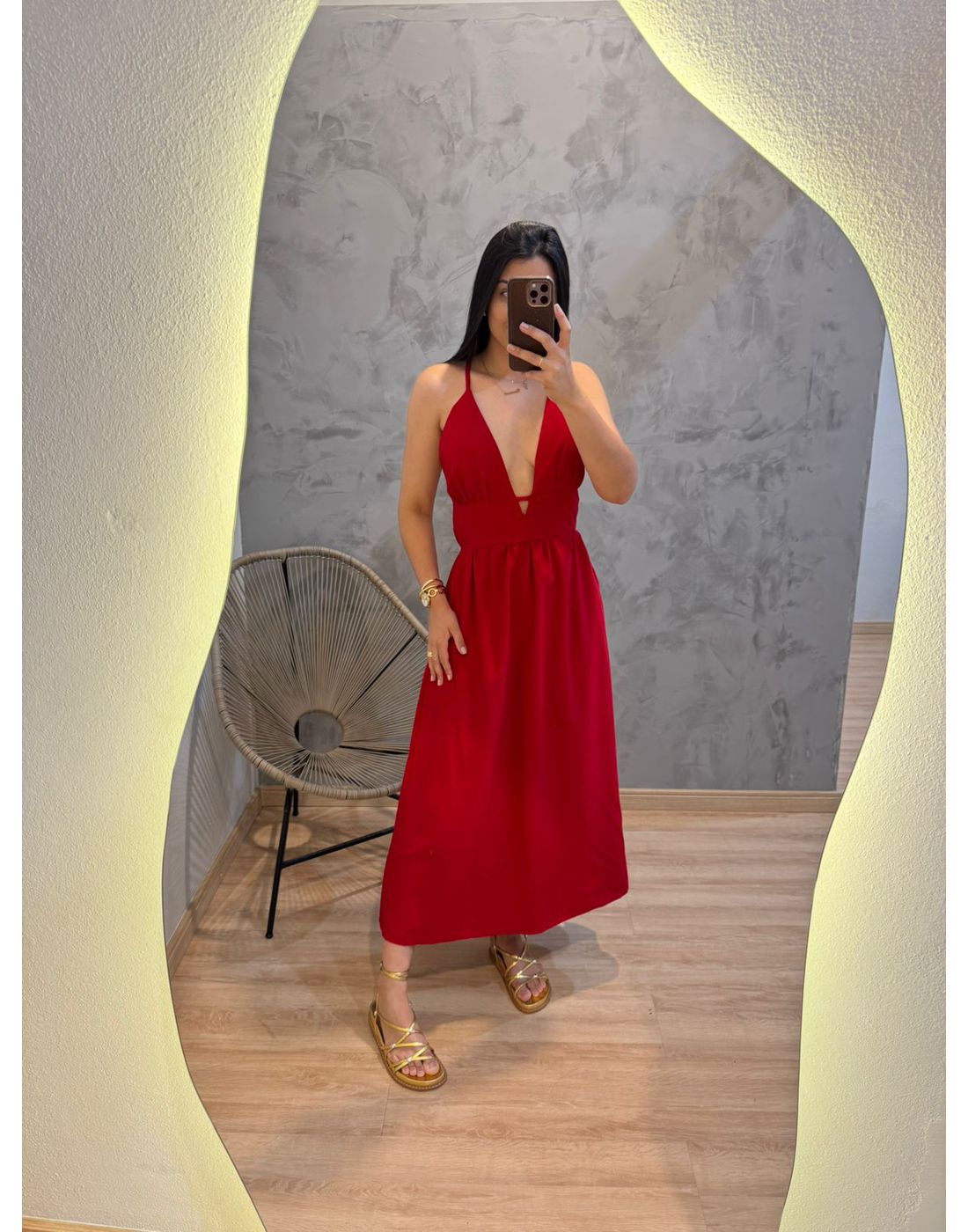 VESTIDO FANNY VERMELHO