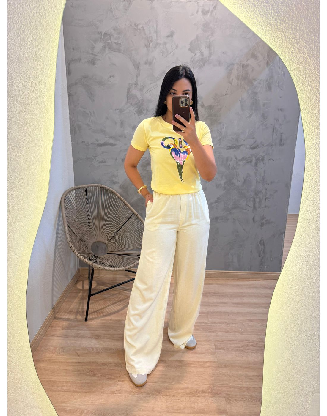CALÇA LOVERLY AMARELO MANTEIGA