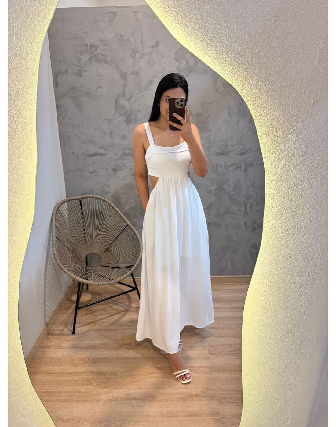 VESTIDO NIKOLY AMARRAÇÃO BRANCO