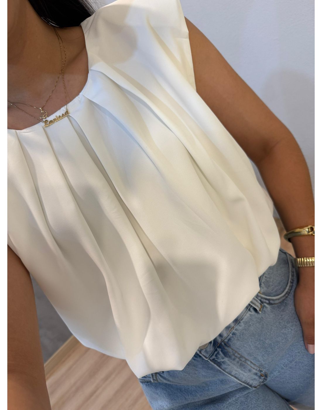 BLUSA REGATA OMBREIRA BRANCA