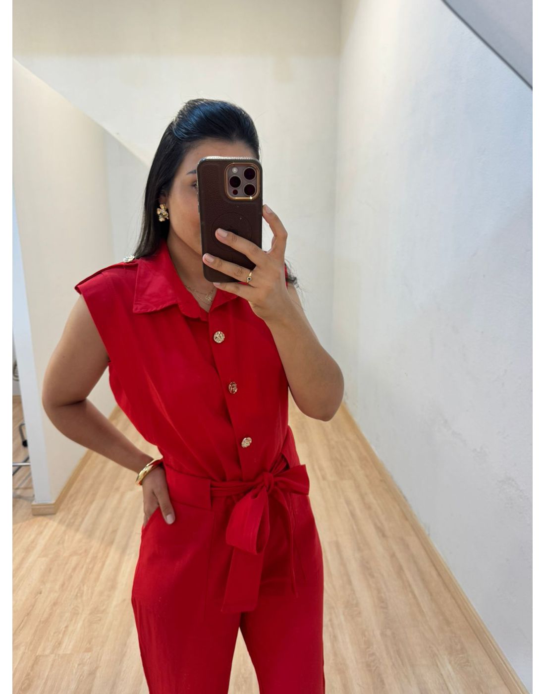 MACACÃO MILENA VERMELHO