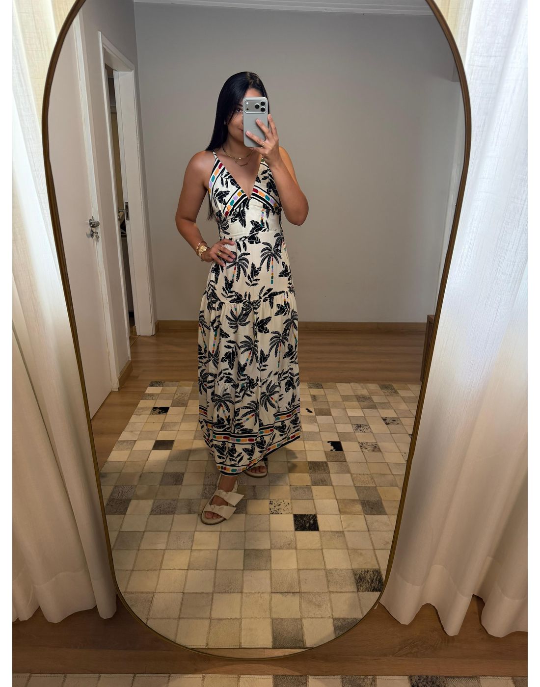 VESTIDO LADY ESTAMPADO FUNDO BRANCO